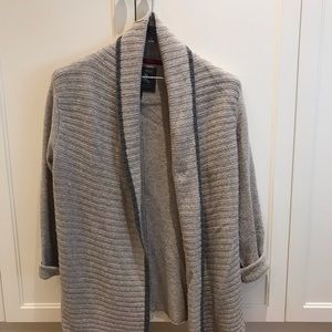 Roots long shawl cardigan